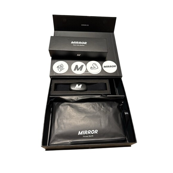 Lululemon X Mirror Starter Pack Heart Rate Monitor Exercise Bands Bundle New - Picture 3 of 5